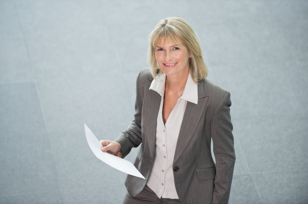 Mature woman executive